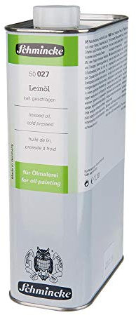 Schmincke Leinöl, kalt geschlagen, 1000 ml