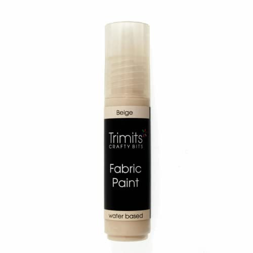 Trimits Fabric Paint Pen, Beige, 20ml
