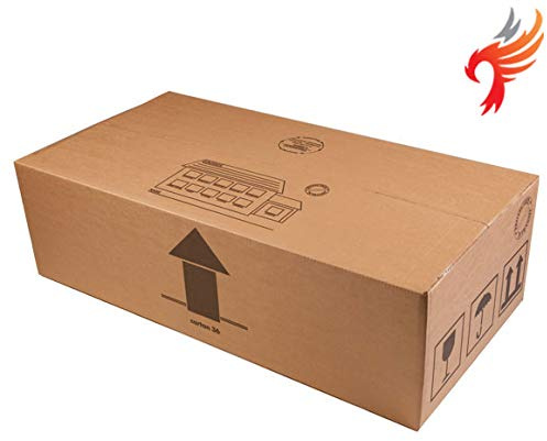 5 x Very Large Cardboard S/W TV Mirror Picture House Moving Boxes 36x19x11 (91 x 48 x 28cm), Free Express Delivery