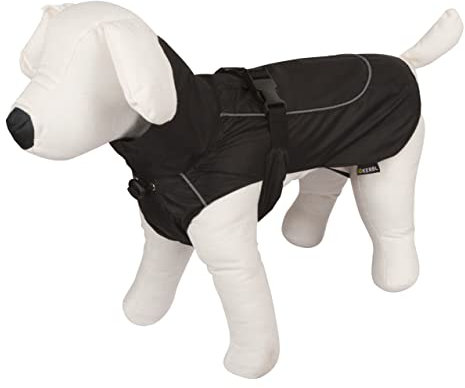 Kerbl Pet 80626 Regenmantel Forks, Größe XL, 50 cm, schwarz