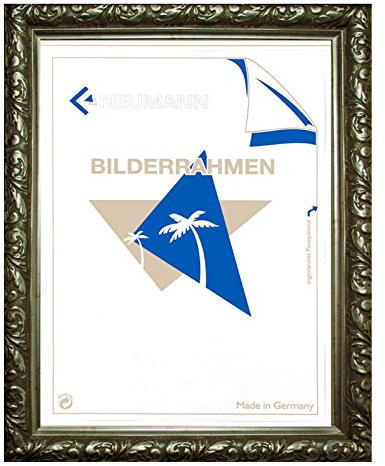 Barockrahmen Silber fein verziert, 337 ARG, Wechselrahmen 60x80 cm