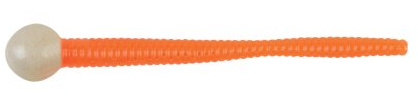 Berkley PowerBait - Cebo de pesca flotante para ratones, blanco perla/naranja fluorescente, 3 pulgadas | 8 cm, aroma y sabor irresistibles, presentación realista, ideal para truchas, arándanos azules,
