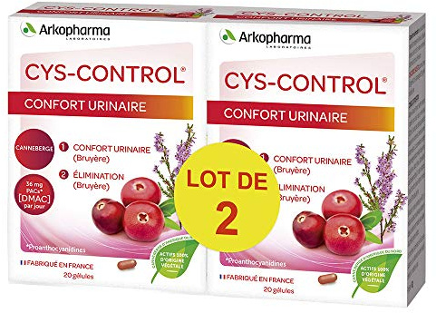 Arkopharma - Confort Urinaire 2x20 Gelules Cys-control Arkopharma