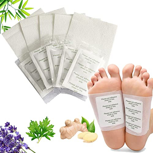200pcs Detox Fußpflaster Entgiftung, Entgiftungspflaster Füße, Natürliche Detox Pflaster, für Stressabbau und Tiefschlaf, Körper zu Reinigen