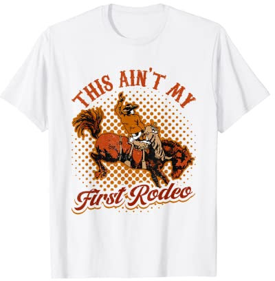 Herren Dies ist nicht mein erster Rodeo-Western T-Shirt