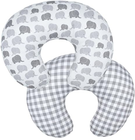 Funda para Almohada de Lactancia Winmany para Bebé, Removible, Almohadilla para Lactancia para Recién Nacido, Almohadilla de Lactancia Linda con Patrón para Niñas y Niños para Alimentación con Pecho y