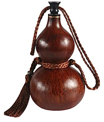 Colcolo Wine Gourd Gourd Water Bottle Gourd Ornament Outdoor Activities Handcrafts Flagon for Yard Living Room Indoor Decoration