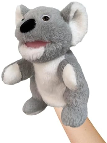 LOMTRATS 2026 Marionnettes à Main Mobiles à Bouche Ouverte pour Enfants, Loup, Lion, etc., parfaites pour raconter des Histoires, l'enseignement, l'école Maternelle, Les Cadeaux d'anniversaire