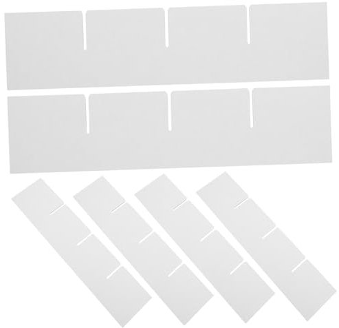 OKUMEYR 6Er Boxen Kartontrennwände Verpackungskisten für den Umzug Umzugskartons aus Pappe Bilderrahmen aus Pappe Eckenschutz für den Versand Bücherkartons bewegen Kartons groß Papier Weiß