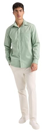 DeFacto herr Byxor Defacto Herren Chino Hose - Stilvolle Und Bequeme Herrenhose Klassische Chino-hosen Modischen Look Tragekomfort