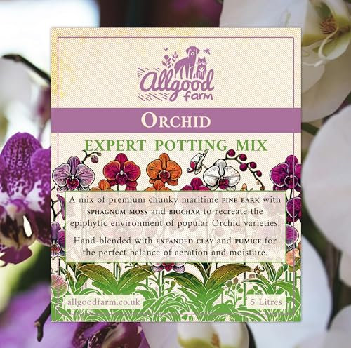 Allgood Farm Orchid Soil - Expert Orchid Bark & Soil Mix (3 Litres)
