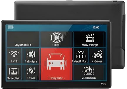 GPS GPS 7 Pouces pour camions et véhicules avec Bluetooth, 256 Mo + 16 Go de Stockage, Compatible Les Poids Lourds(Normal)