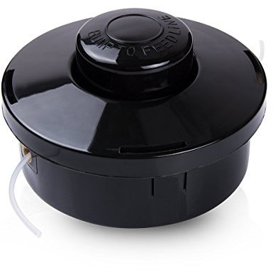 Yesmin Petrol Strimmer Replacement Bump Feed Line Spool String Trimmer Head (Black)