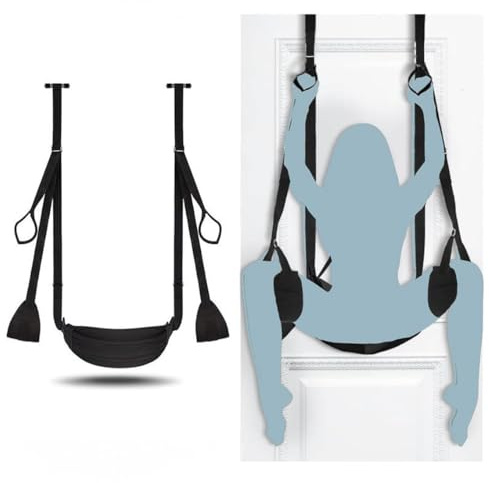 Adult Sex Toys for Couples Sex Yoga Swing Adjustable Sex Straps Door Bondage Holds up to 300lbs Bondage Spreader Leg Open for Women Sweater
