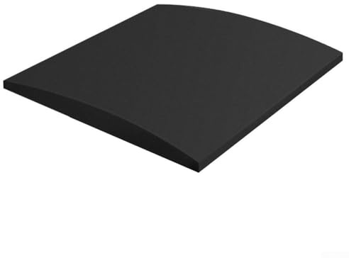 Yuanpgky High Density Sponge Sofa Support Board with Center Raised Design for Enhanced Comfort and Stability, 20x20x2 Inches(Black)