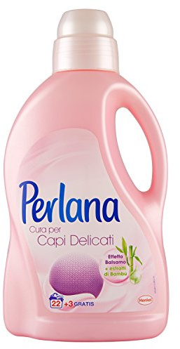 Perlana Detersivo per Lana, Seta e Capi Delicati, 1500ml