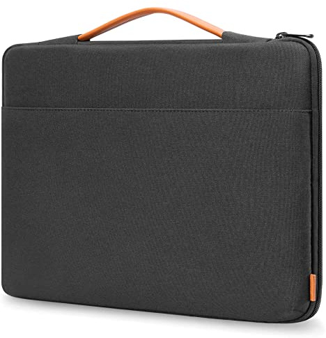 Inateck 14 Pouces Housse Ordinateur Portable Serviette Compatible avec 15.3 MacBook Air M3/A3114 M2/A2941 2024-2023, 14 Pouces Chromebook Notebook, Matebook D14, 14.4 Surface Laptop Studio, Noir