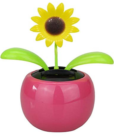 Cxssxling Solar Wackel Blume Wackelblume Solarblume Zauber Schaukel Sonnenenergie Tanzen Blumen Sonnenblumen