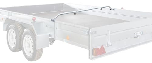 Anhänger Planenbügel Flachplanenbügel für Anhänger - Präzise teleskopierbare Flachplanenbügel (140-210 cm) - Anhängerplanen Haltebüge passen super bei vielen gängigen Autoanhängern