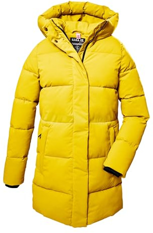 G.I.G.A. DX Mujer Parka acolchada/parka funcional con capucha GW 1 WMN QLTD PRK, gelb, 40, 41337-000