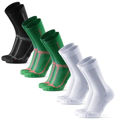 DANISH ENDURANCE Calcetines Running Altos, Antiampollas, 3 y 5 Pack