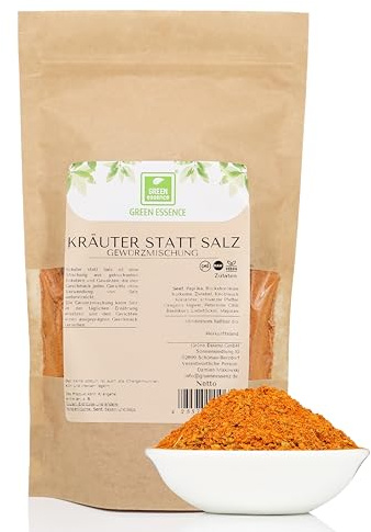 Adios Salz! Gewürzmischung Salzfrei Kräuter statt Salz Mischung aus getrockneten Kräutern und Gewürzen ohne Selllerie Salzersatz von Green Essence (250 g (1er-Pack))