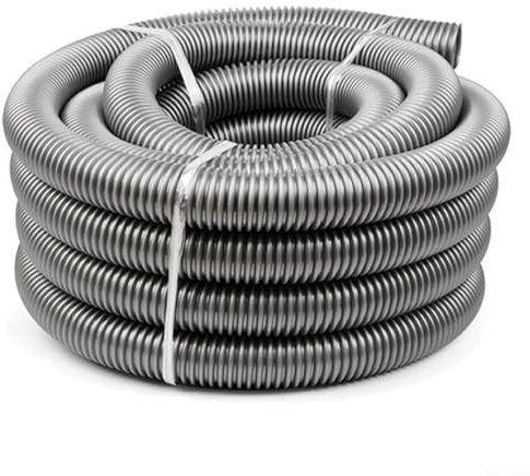 Gettimore Manguera de aspiradora flexible de 3 m con diámetro interior de 32 mm, compatible con los modelos Midea y Karcher, color gris