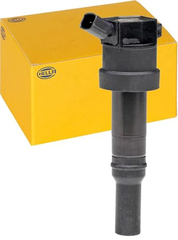 HELLA 5DA 193 175-961 Bobina d'accensione, 12V, 2a... poli, Bobina di accensione cavità candela, avvitato