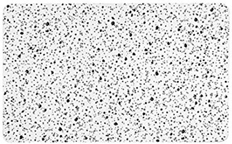 Ricolor 12087 Brettchen Granit, Melamin, schwarz/weiß, 23.5 x 14.5 x 1 cm