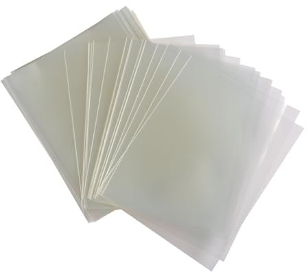 100 St. Schutzhüllen für Jewel Case Box aus hoch transparenten 100 mµ Folie Glasklar 140 x 150 mm dicke Folie Sleeves auch für Slim Case Papier CD Hüllen