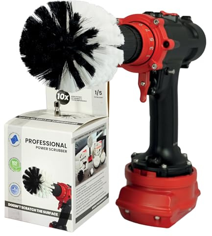 Kornely Borrmaskinsborste Premium, Extra Mjuk 8.5cm, Vit, Bil & Matta