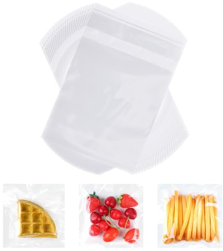 Aodaer Cellophane Sweet Cookie Bags 300 Pack,5x7 Inch (13x18cm)