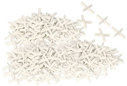 KOTARBAU® Crucetas para juntas 2,5 mm, 1000 UNIDADES, Distanciadores de plástico, Espaciadores de baldosas para lechadas, Cruces para colocar azulejos, Clips