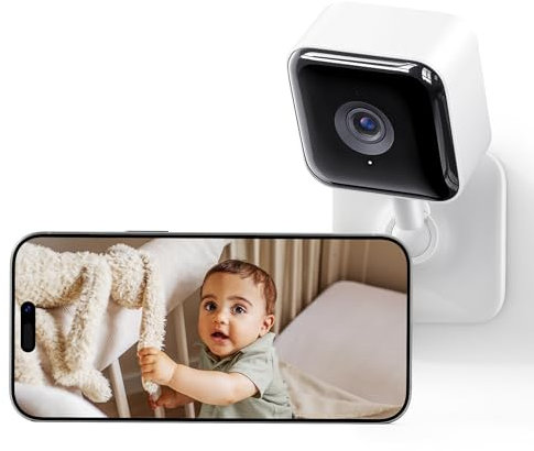 GNCC Babyphone mit Kamera, Baby Monitor mit Kamera und app, 1080P BabyKamera WLAN, Babyphone mit Nachtsicht, Bewegungserkennung, 2-Wege-Audio, SD/Cloud-Speicher, Kompatibel mit Alexa