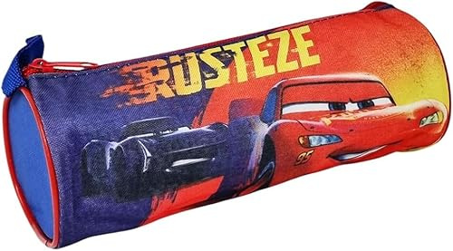 Disney Pixar Cars Radiator Springs Tubular Pencil Case for School Size 22 x 8 cm, transparent, Zip pencil case