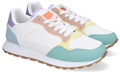 Zapatillas Deportivas Casual de Mujer, Diseno Moderno, Ideales para el Dia a Dia, Comodas, Combinar con Cualquier Estilo con Cierre de Cordoneras.