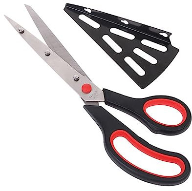 Alipis pizzas couteau eminceur ciseaux cuisine coupe gateau couteau pizza coupe-pâte cutter patisserie ciseaux de cuisine patisserie ciseau de e e-pizza rouge