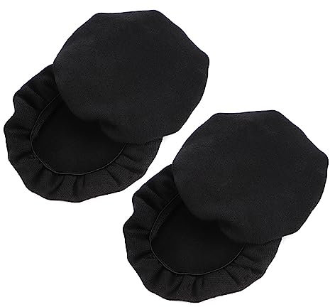CHICAMPERA 4pezzi Copri-auricolari in Cotone Elasticizzato Per Cuffie Protezione Sudore e Polvere Coperture Igieniche Per Uso Condiviso