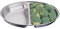Olympia Oval 12 Vegetable Dish Stainless Steel Serving Plate Tableware