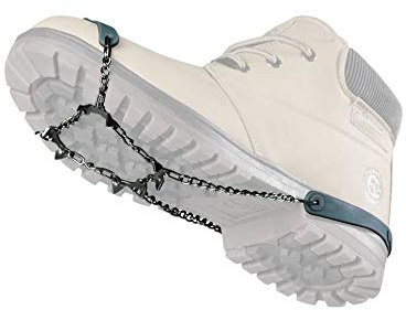 Nortec Steigeisen Easy Made in Italy Praktisch und Leicht für Gelegenheitsgebrauch, Micro Steigeisen mit Etui (Gray, M)