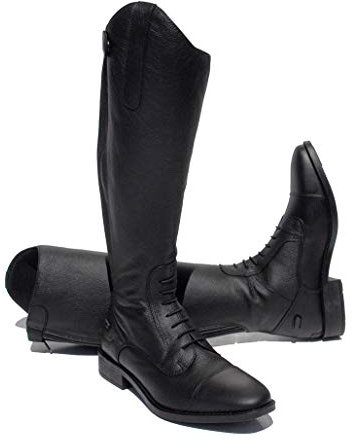 Rhinegold Damen 817es-5(38)-3-bk Luxus-Reitstiefel aus Leder, Schwarz, Size 5 Calf 3