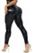 TZLDN Damen Leder Leggings Wetlook High Waist Lederhose Skinny Lederoptik Leggins Hose Strumpfhosen Treggings A02 Schwarz(glänzend) XL