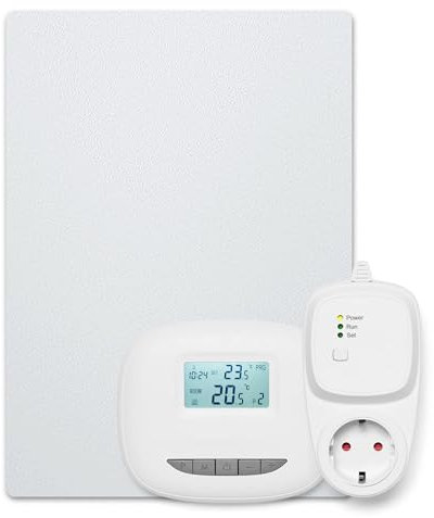 Bosch Heat Infrared 4000 P - Stufa Elettrica a Infrarossi - Riscaldatore Elettrico a Basso Consumo con Distribuzione Ideale del Calore - 850W (20 m²)