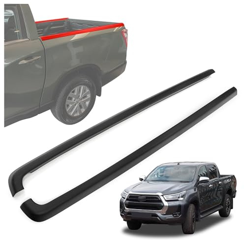 CHROMEMASTER Copertura per il Bordo del Cassone Pick-up Compatibile con Toyota Hilux Pick-up 4D FL 2020+ | Striscia Protettiva per il Bordo di Carico; Protezione Paraurti, Protezione Contro i Danni