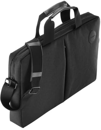 Hama | Maletín para Portátil 15,6 Acolchado Reforzado (Bolso Transporte Ordenador Portátil hasta 40 cm Ultra Plano y Elegante) Negro