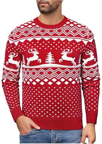 Jahetuul pullover tröja jultröja för män