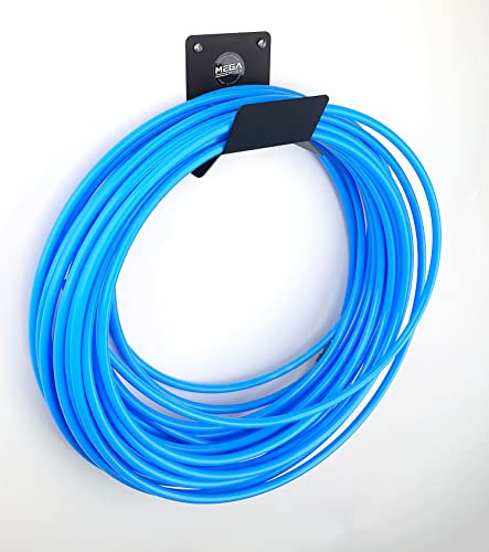 MegaMaxx Multi-Use Simple Wall Mount Cable Bracket & Hose Pipe Holder - Home, Work, Garage, Office, Workshop, Warehouse, Workspace - Storage, Organising, Tidy, Extension Leads, Power Leads