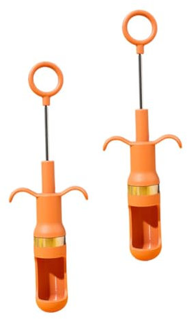 Cabilock 3 Juegos Descorazonador Removedor De Aceitunas Removedor De Frutas Dátiles Rojos Removedor De Núcleos De Espino Deshuesador De Ciruelas De Oliva Desgranador Pro Fresco 2 Piezas * 3