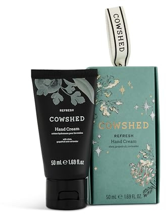 Cowshed Hand Cream Bauble | Luxury Hand Cream Gift for Women & Men | Softening & Moisturising Lotion For Dry Skin | Parabens-Free (50ml)