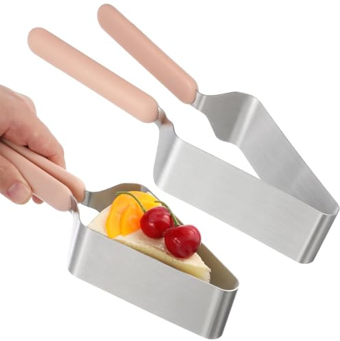 OIXEYA Coltelli per torte, taglio per torte in acciaio inox, elegante set di taglierini per matrimoni, compleanni, feste, anniversari